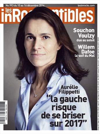INROCKUPTIBLES | LES magazine side cover Issue 993 10 December 2014