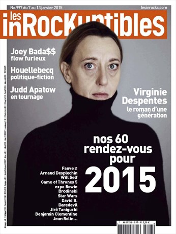 INROCKUPTIBLES | LES magazine side cover Issue 997 7 January 2015
