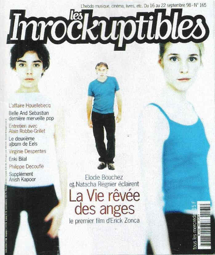 INROCKUPTIBLES | LES magazine side cover Issue 165 16 September 1998