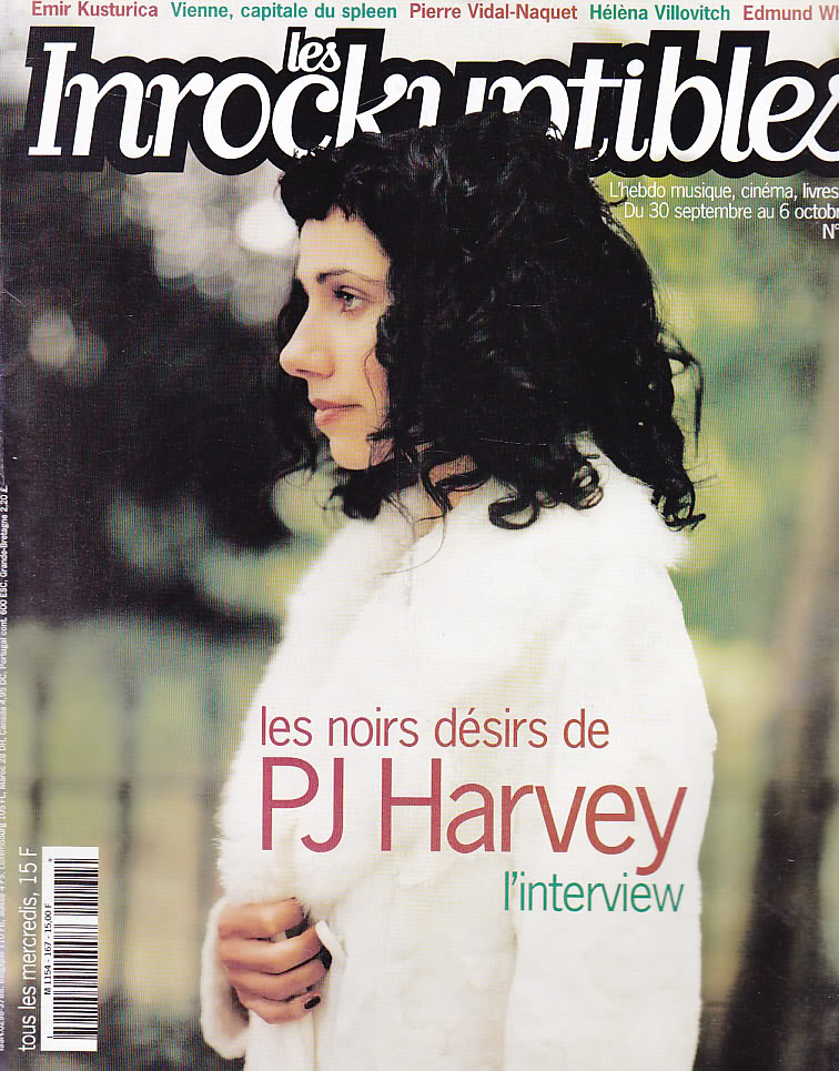 INROCKUPTIBLES | LES magazine side cover Issue 167 30 September 1998
