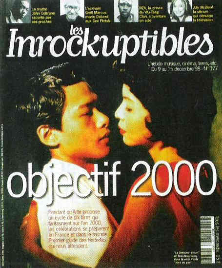 INROCKUPTIBLES | LES magazine side cover Issue 177 9 December 1998