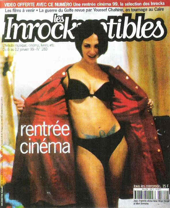 INROCKUPTIBLES | LES magazine side cover Issue 180 6 January 1999