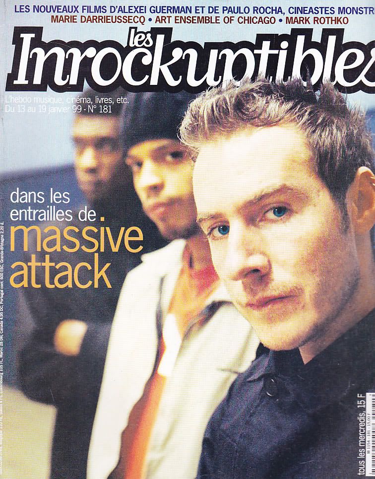 INROCKUPTIBLES | LES magazine side cover Issue 181 13 January 1999
