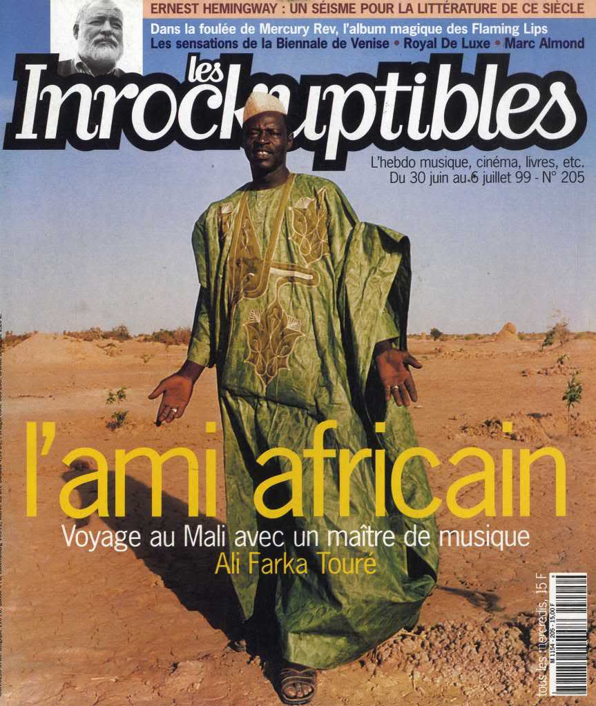 INROCKUPTIBLES | LES magazine side cover Issue 205 30 June 1999