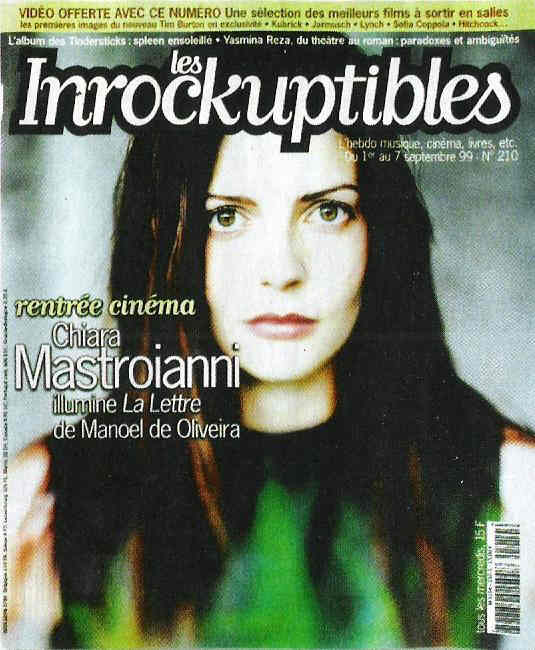 INROCKUPTIBLES | LES magazine side cover Issue 210 1 September 1999