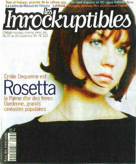 INROCKUPTIBLES | LES magazine side cover Issue 213 22 September 1999