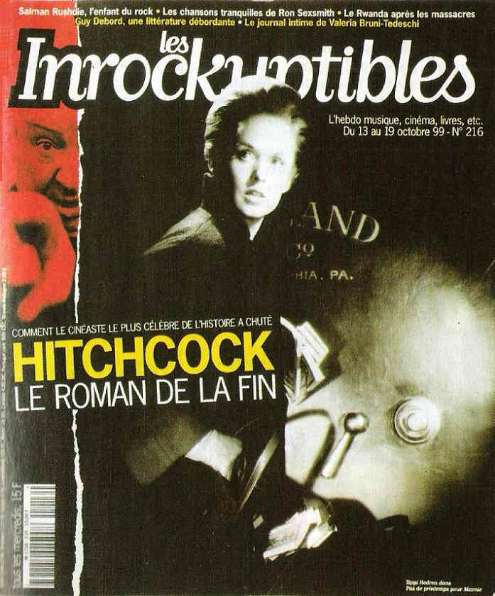 INROCKUPTIBLES | LES magazine side cover Issue 216 13 October 1999