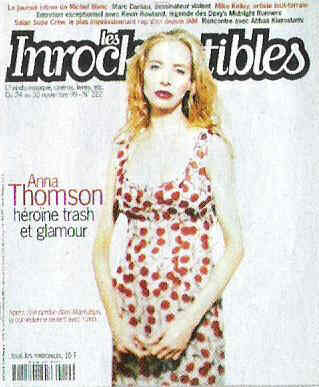 INROCKUPTIBLES | LES magazine side cover Issue 222 24 November 1999