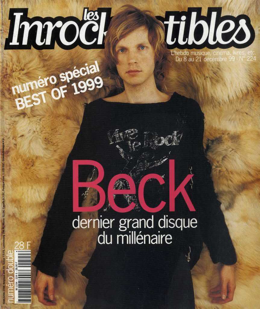INROCKUPTIBLES | LES magazine side cover Issue 224 15 December 1999