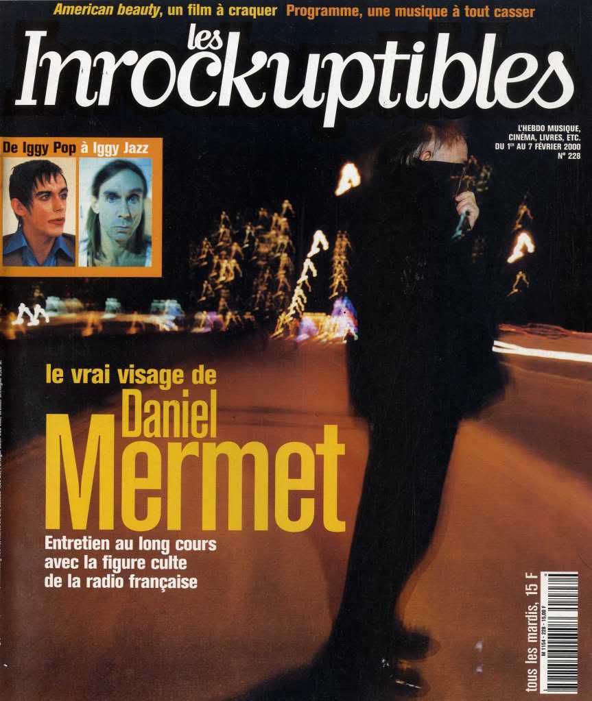 INROCKUPTIBLES | LES magazine side cover Issue 228 1 February 2000