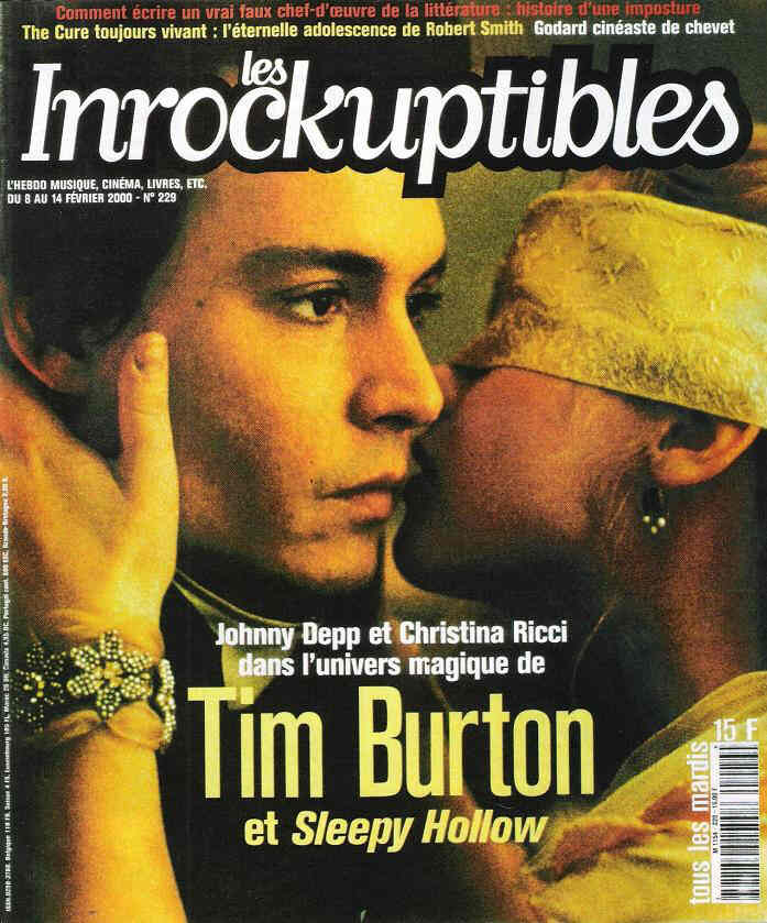 INROCKUPTIBLES | LES magazine side cover Issue 229 8 February 2000
