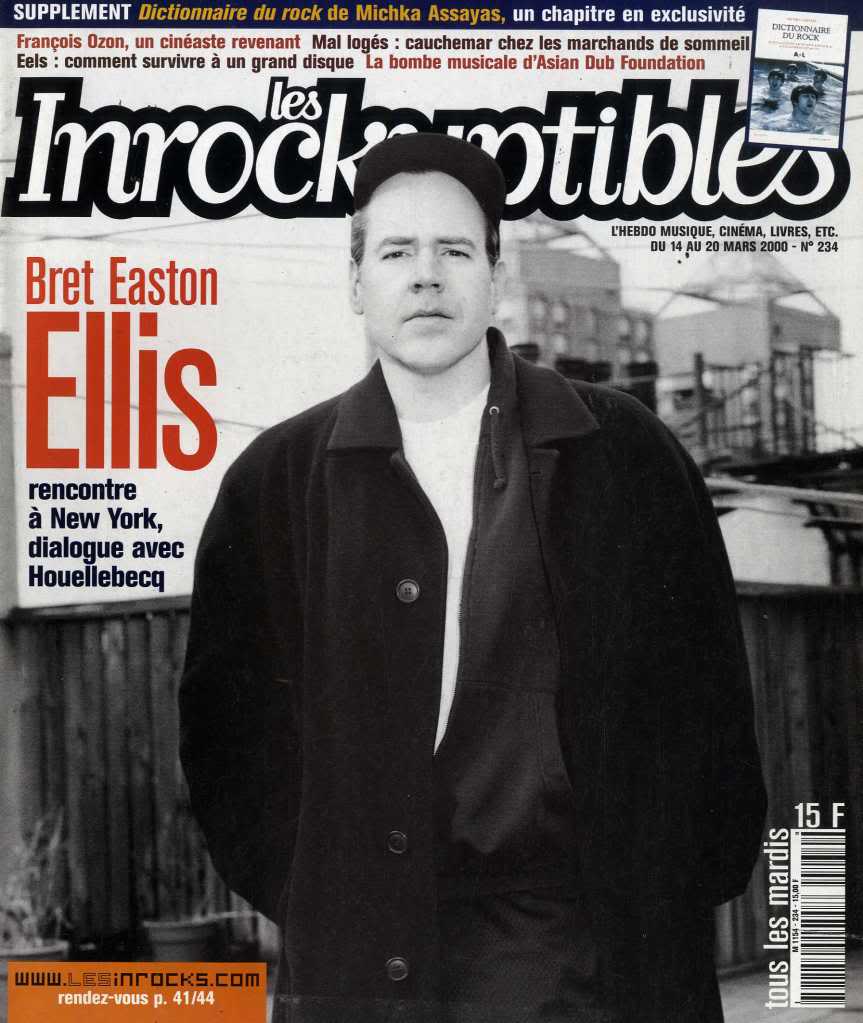 INROCKUPTIBLES | LES magazine side cover Issue 234 14 March 2000