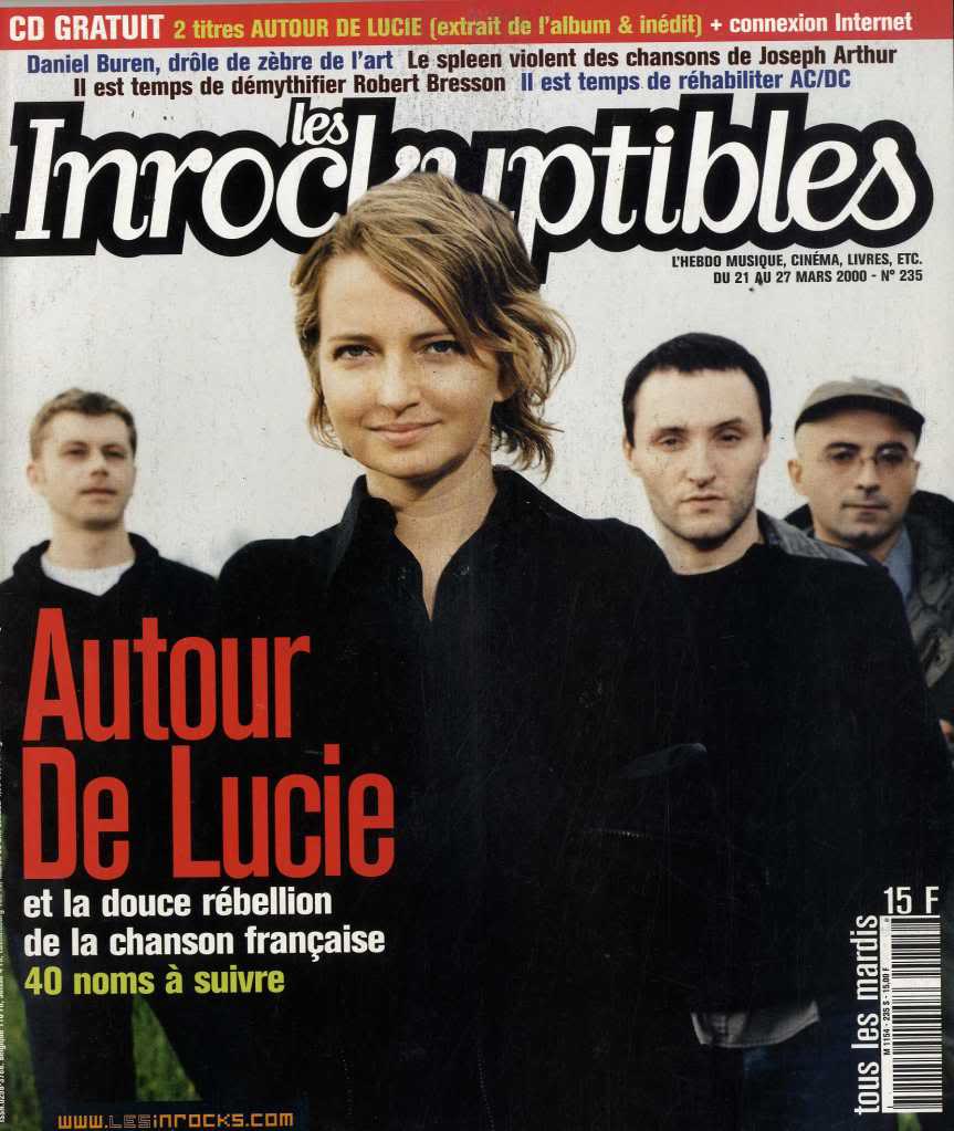 INROCKUPTIBLES | LES magazine side cover Issue 235 21 March 2000