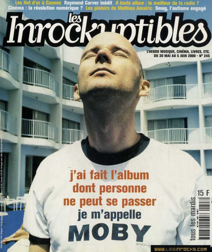 INROCKUPTIBLES | LES magazine side cover Issue 245 30 May 2000