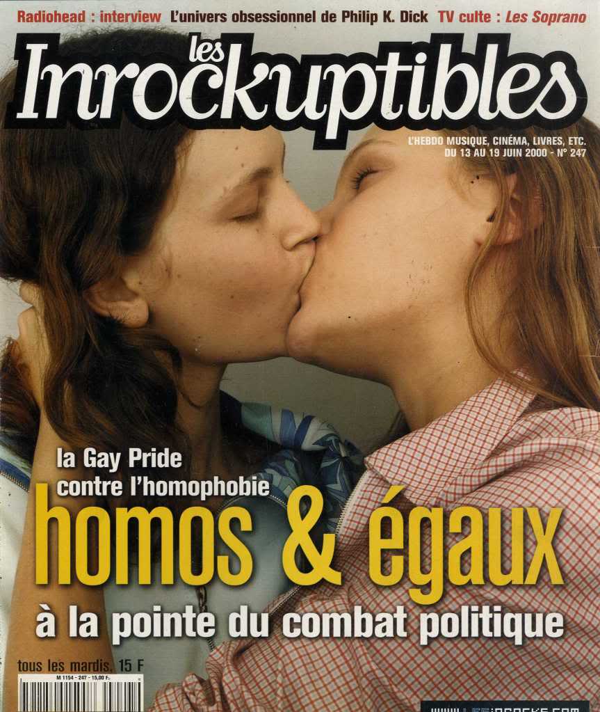 INROCKUPTIBLES | LES magazine side cover Issue 247 13 June 2000