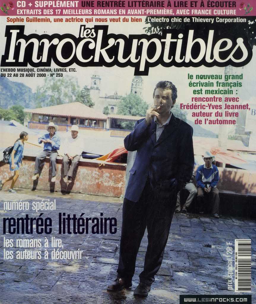 INROCKUPTIBLES | LES magazine side cover Issue 253 22 August 2000