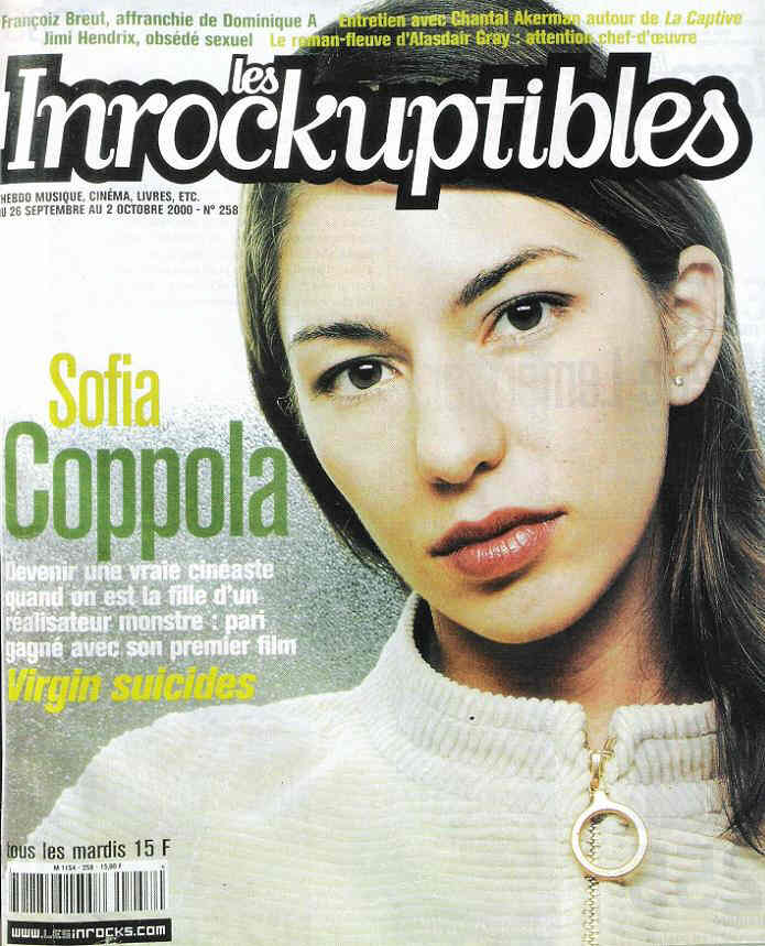 INROCKUPTIBLES | LES magazine side cover Issue 258 26 September 2000