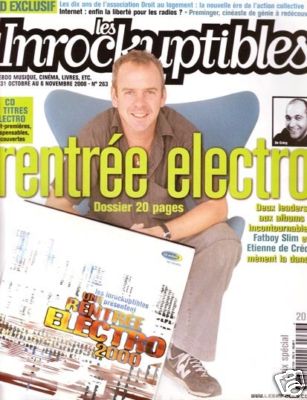 INROCKUPTIBLES | LES magazine side cover Issue 263 31 October 2000