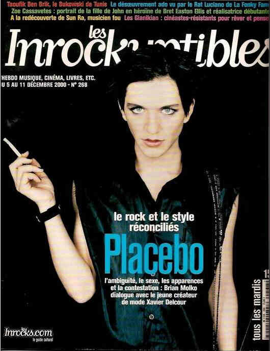 INROCKUPTIBLES | LES magazine side cover Issue 268 5 December 2000
