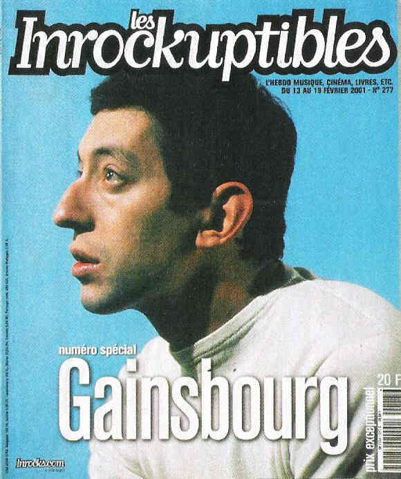 INROCKUPTIBLES | LES magazine side cover Issue 277 13 February 2001