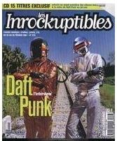 INROCKUPTIBLES | LES magazine side cover Issue 278 20 February 2001