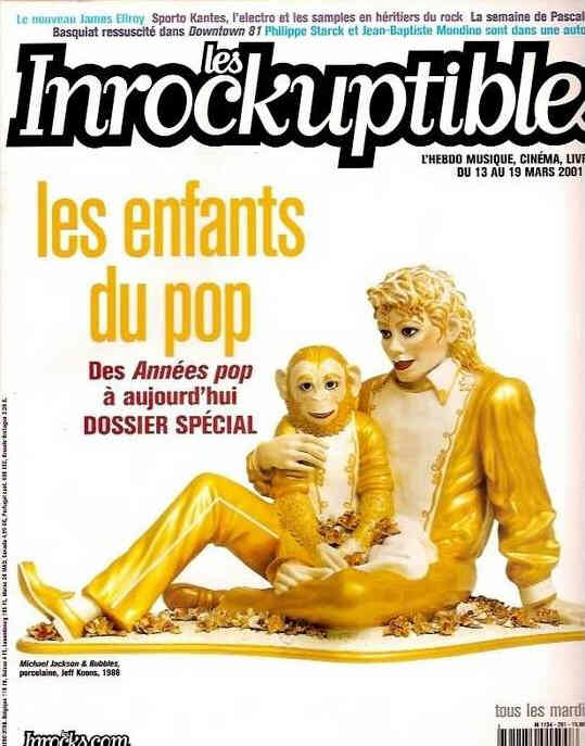INROCKUPTIBLES | LES magazine side cover Issue 281 13 March 2001