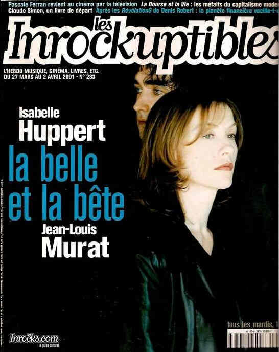 INROCKUPTIBLES | LES magazine side cover Issue 283 27 March 2001