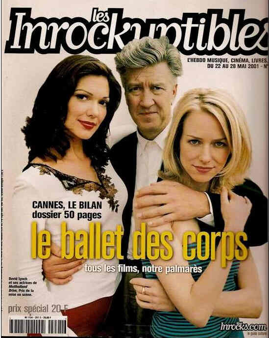 INROCKUPTIBLES | LES magazine side cover Issue 291 22 May 2001