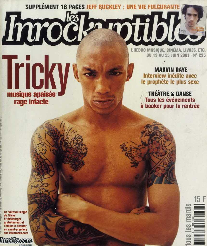 INROCKUPTIBLES | LES magazine side cover Issue 295 19 June 2001
