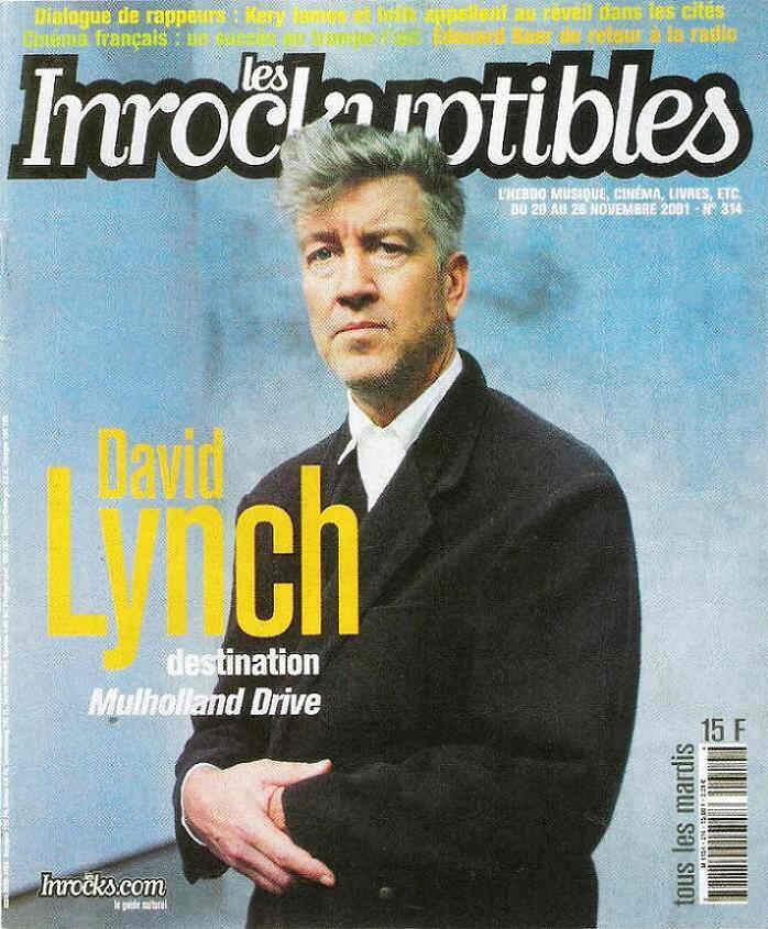 INROCKUPTIBLES | LES magazine side cover Issue 314 20 November 2001