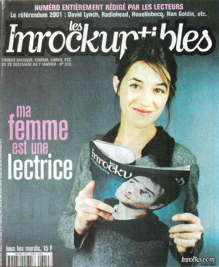 INROCKUPTIBLES | LES magazine side cover Issue 319 25 December 2001