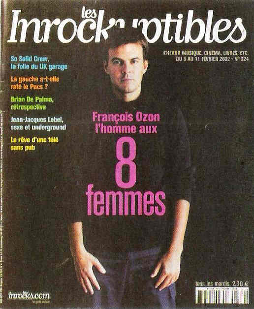 INROCKUPTIBLES | LES magazine side cover Issue 324 5 February 2002