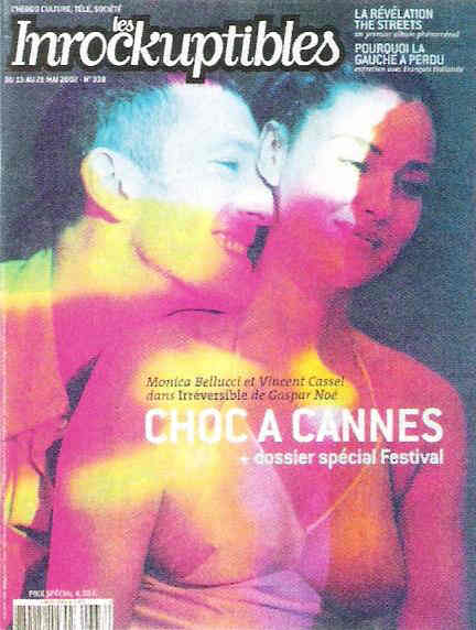 INROCKUPTIBLES | LES magazine side cover Issue 338 15 May 2002