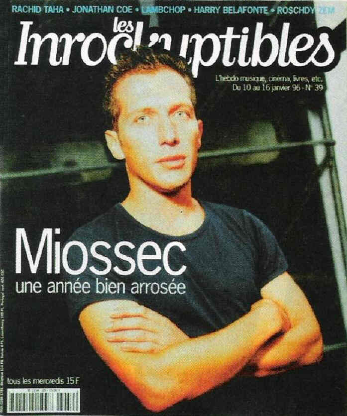 INROCKUPTIBLES | LES magazine side cover Issue 39 10 January 1996