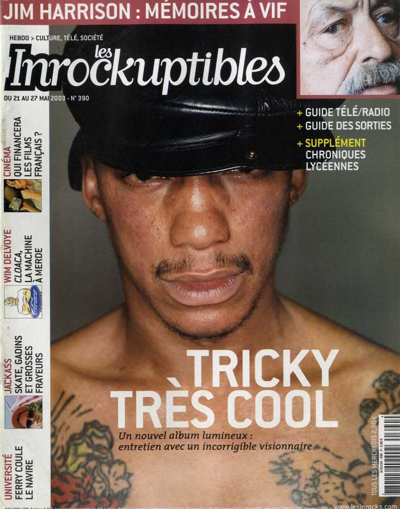 INROCKUPTIBLES | LES magazine side cover Issue 390 21 May 2003