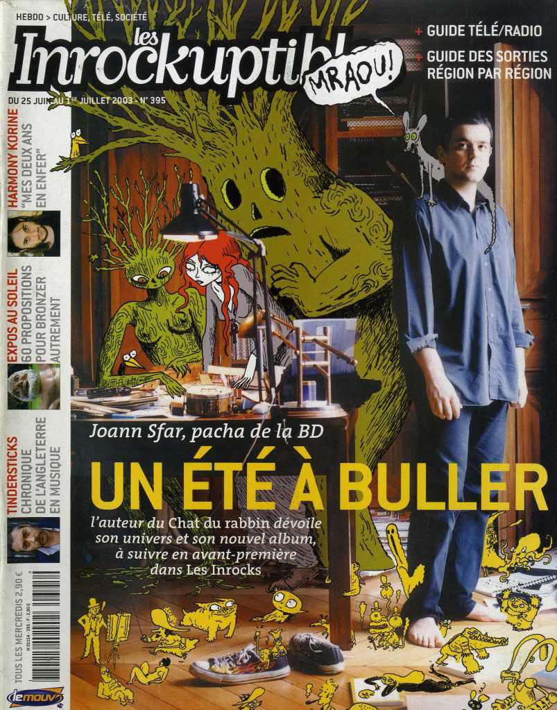INROCKUPTIBLES | LES magazine side cover Issue 395 25 June 2003
