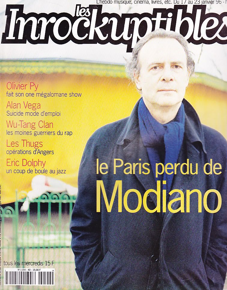 INROCKUPTIBLES | LES magazine side cover Issue 40 16 January 1996