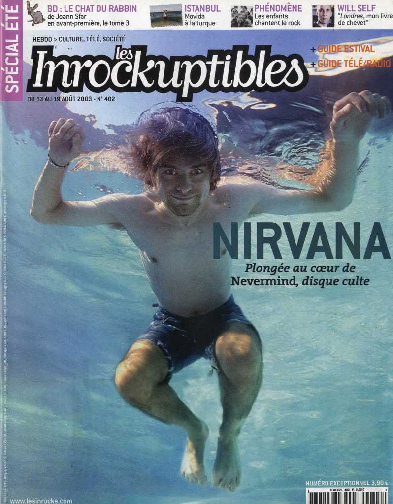 INROCKUPTIBLES | LES magazine side cover Issue 402 13 August 2003