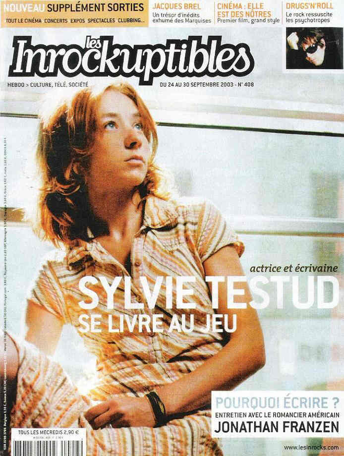 INROCKUPTIBLES | LES magazine side cover Issue 408 24 September 2003