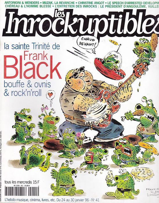 INROCKUPTIBLES | LES magazine side cover Issue 41 24 January 1996