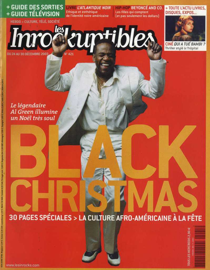 INROCKUPTIBLES | LES magazine side cover Issue 421 24 December 2003