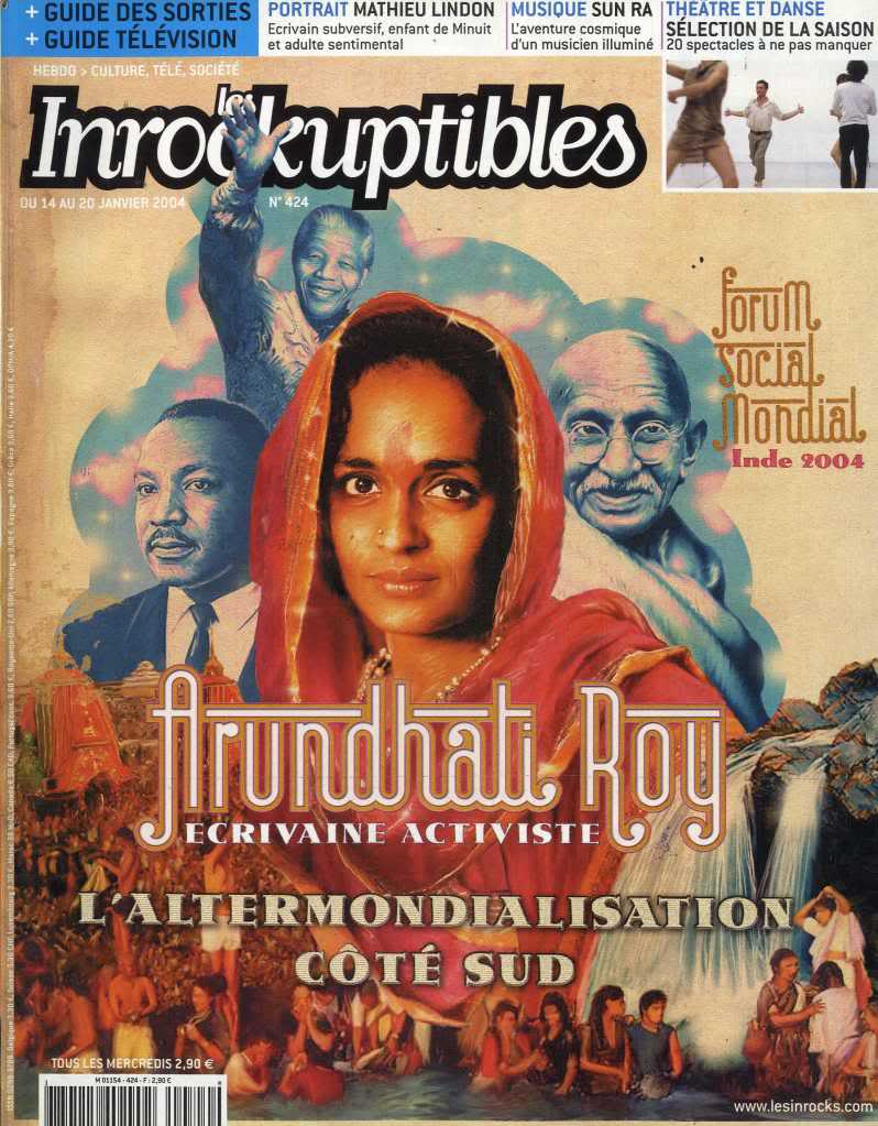 INROCKUPTIBLES | LES magazine side cover Issue 424 14 January 2004