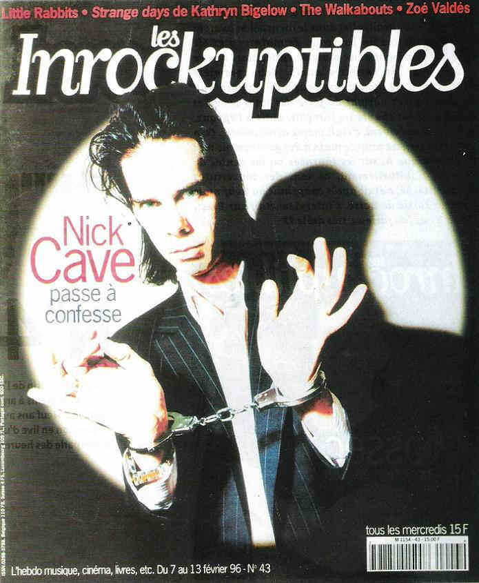 INROCKUPTIBLES | LES magazine side cover Issue 43 7 February 1996