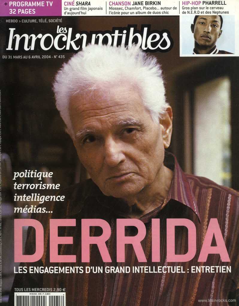 INROCKUPTIBLES | LES magazine side cover Issue 435 31 March 2004