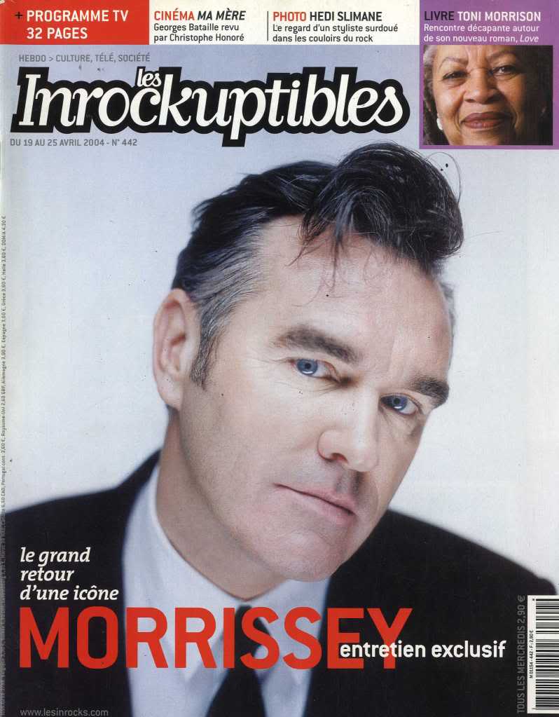 INROCKUPTIBLES | LES magazine side cover Issue 442 19 May 2004