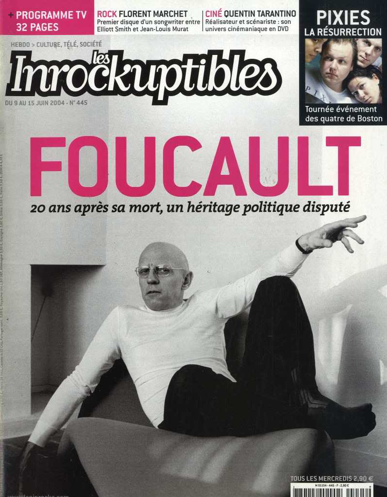 INROCKUPTIBLES | LES magazine side cover Issue 445 9 June 2004