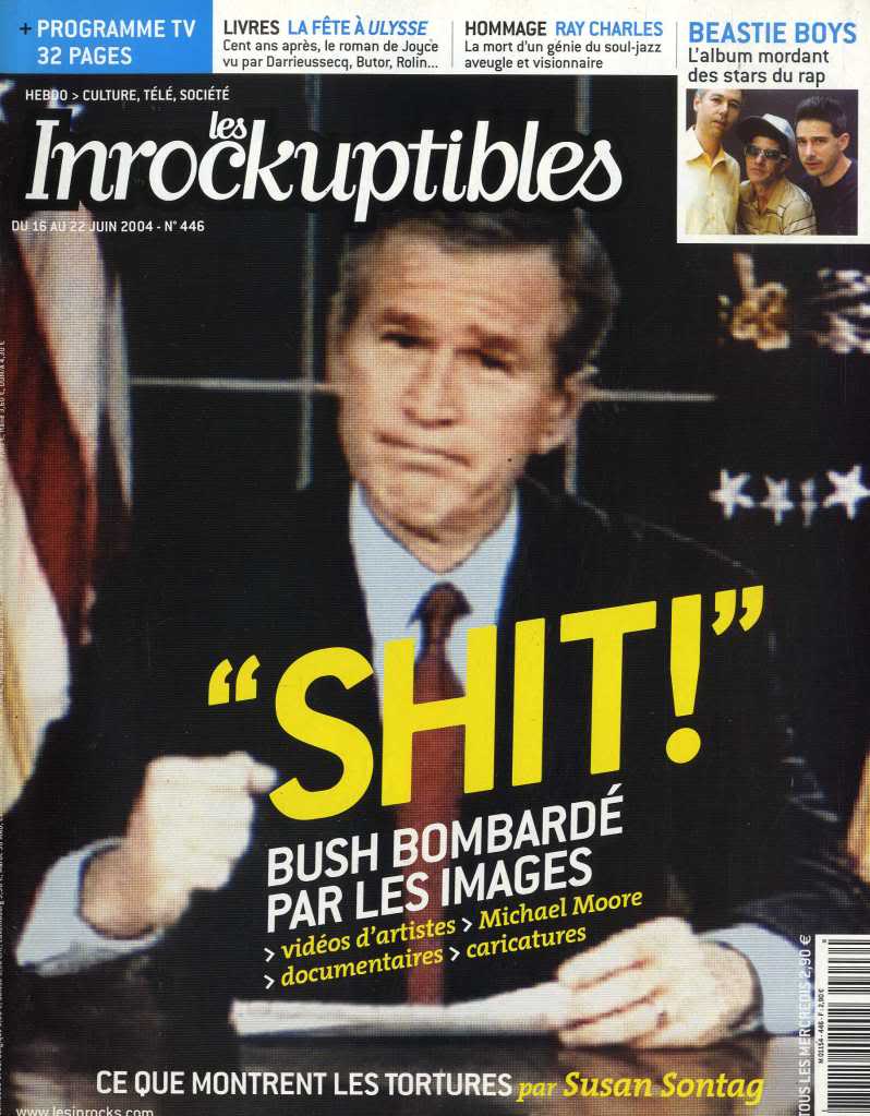 INROCKUPTIBLES | LES magazine side cover Issue 446 16 June 2004