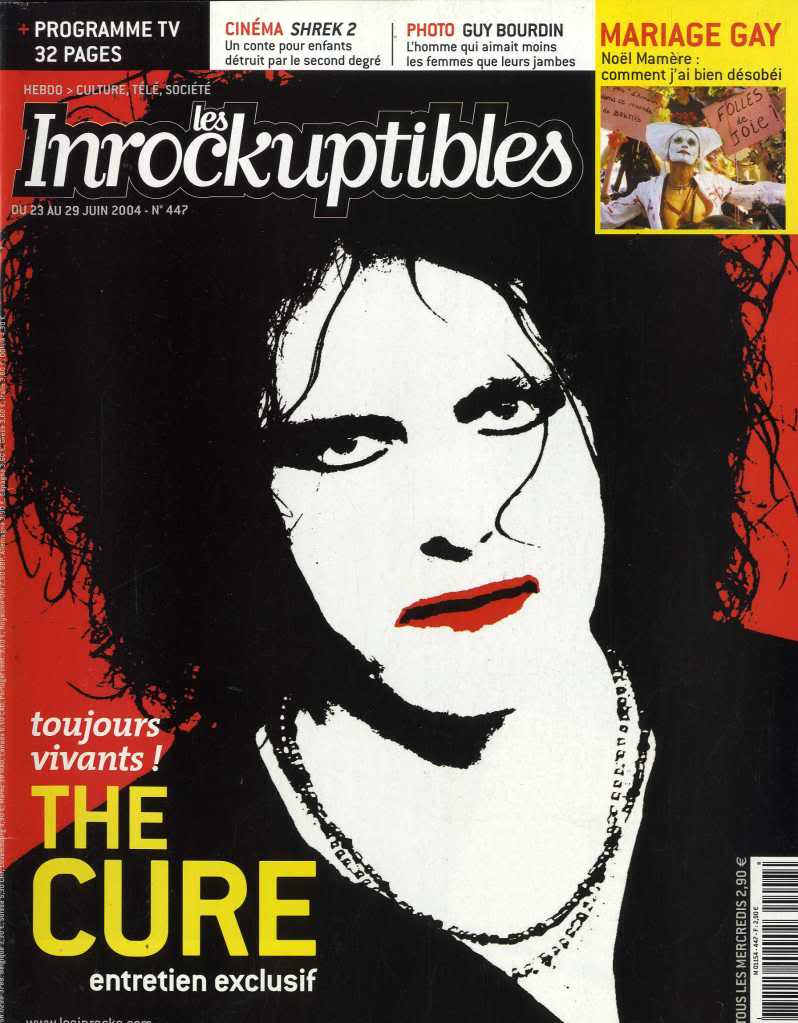 INROCKUPTIBLES | LES magazine side cover Issue 447 23 June 2004