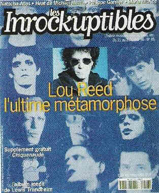 INROCKUPTIBLES | LES magazine side cover Issue 45 21 February 1996