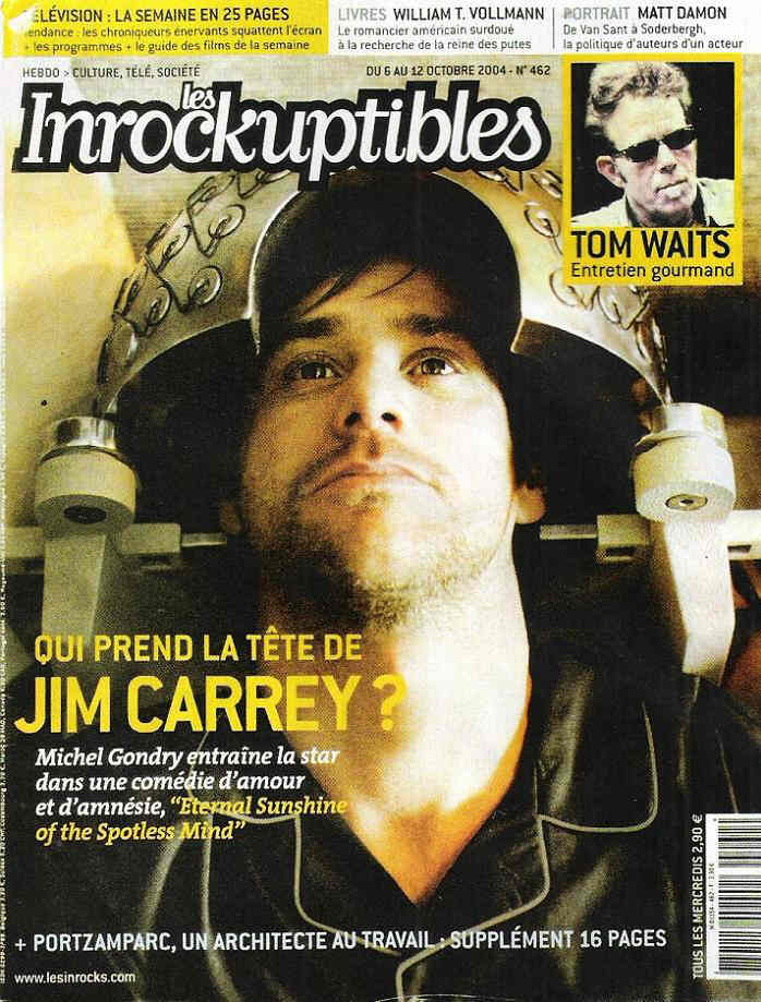 INROCKUPTIBLES | LES magazine side cover Issue 462 6 October 2004